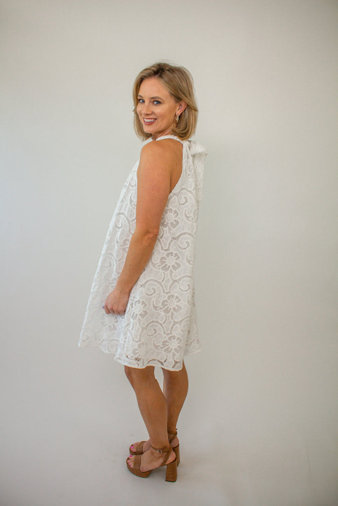 White-Lace-Halter-Mini-Dress-with-Floral-Embroidery