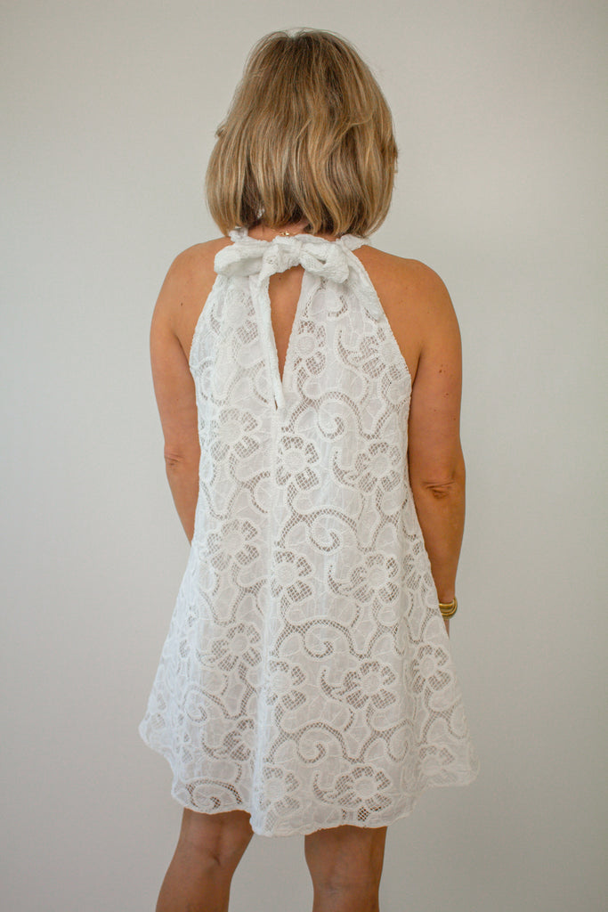 White-Lace-Halter-Mini-Dress-with-Floral-Embroidery