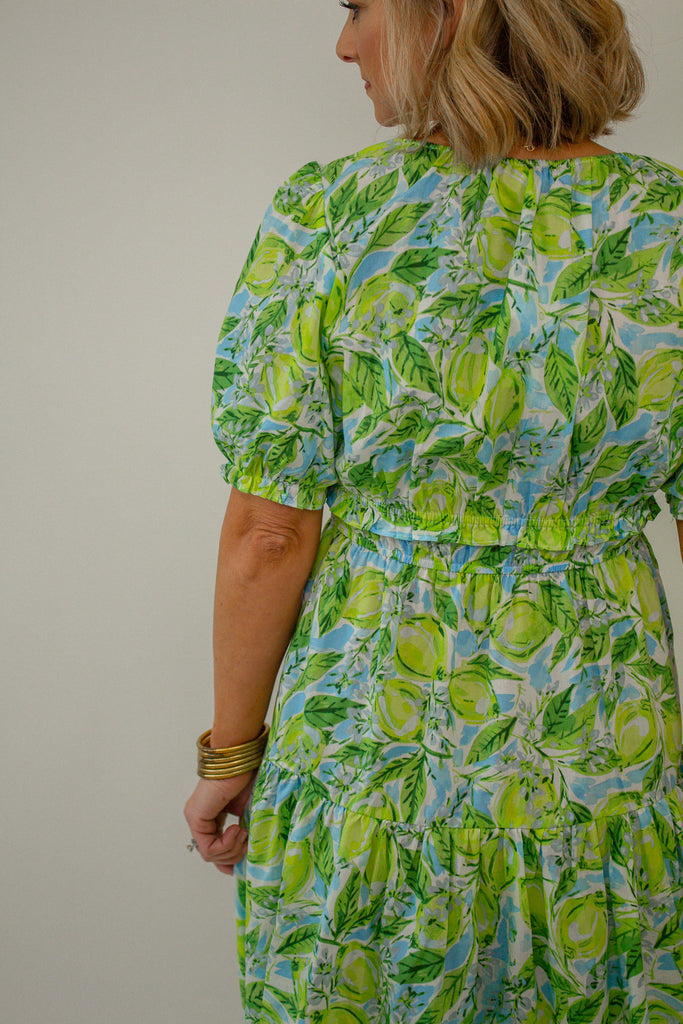 lemon_print_maxi_dress_with_smocked_waist_and_puff_sleeves