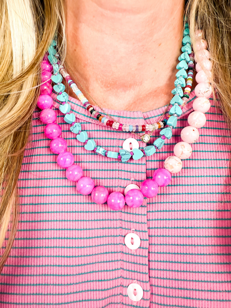 Colorful beaded necklace